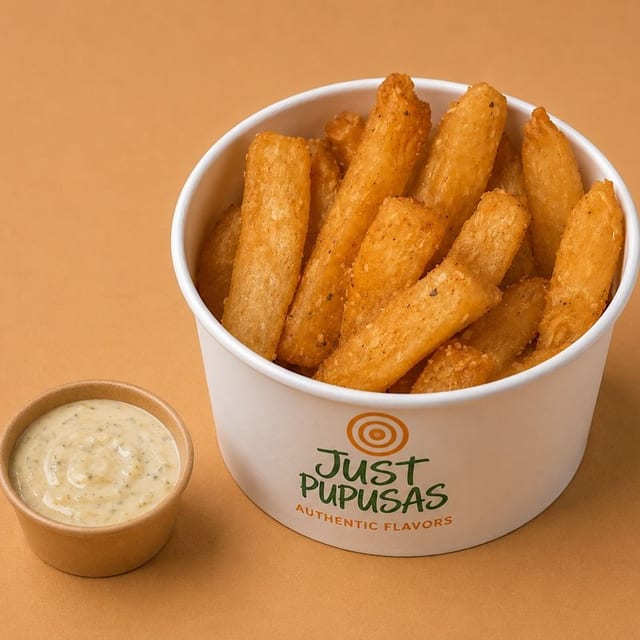 Yuca Fries with Salsita Verde.